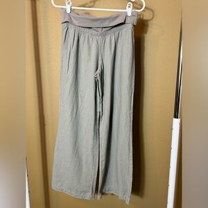 Old Navy wide leg linen pant